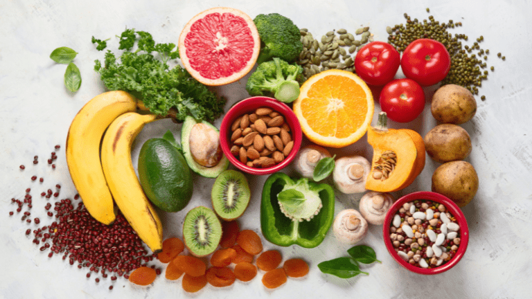 Potassium rich fruits and vegetables